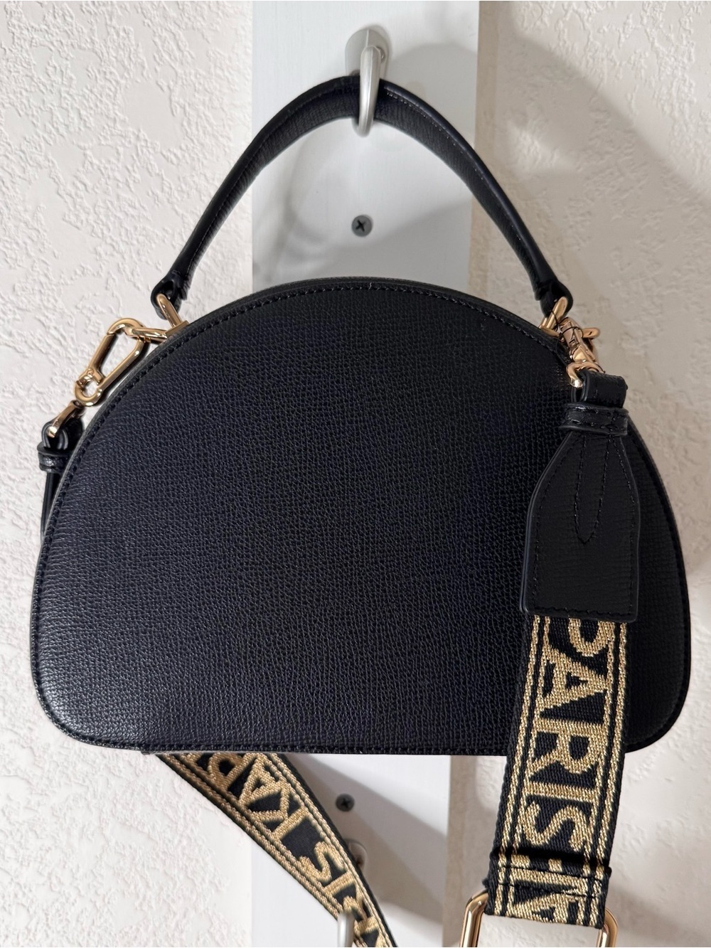 Karl Lagerfeld unique shape,embroidered brand spell out,branded crossbody strap - Picture 4 of 10